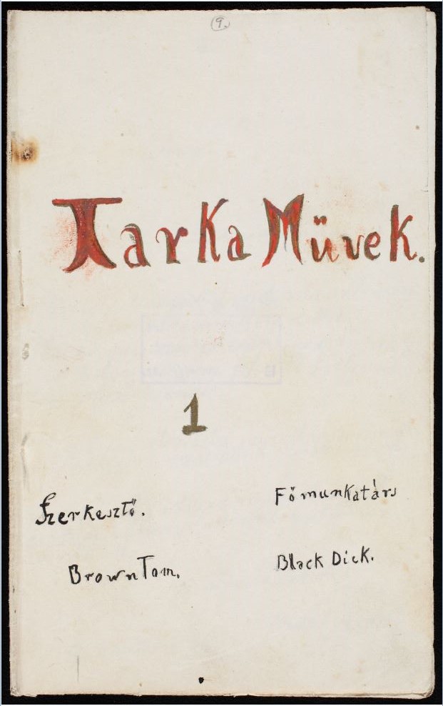 A Tarka Művek címet viselő játék-folyóirat