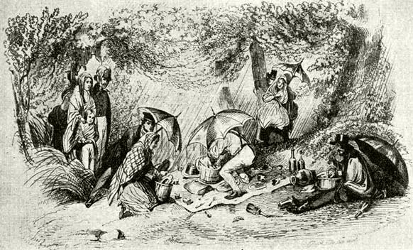 Kirándulók a budai hegyekben, 1847