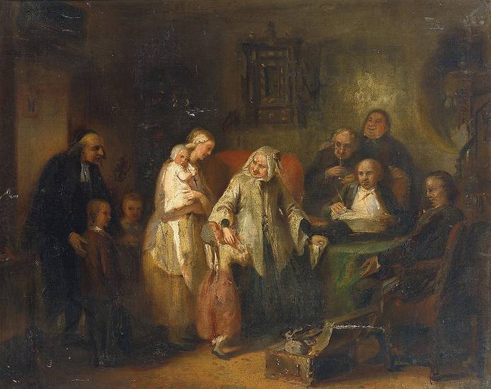 A végrendelet felolvasása